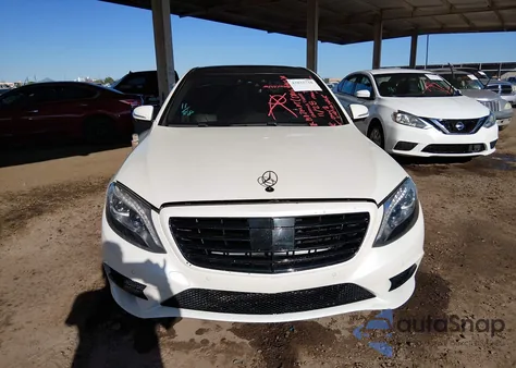 2016 Mercedes-Benz S 550 из США, поврежденный, VIN WDDUG8CB7GA214602